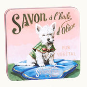Westie Dog Tin Box Soap Set of 4 x 100g Gift Box by La Savonnerie de Nyons Bar Soaps La Savonnerie de Nyons 