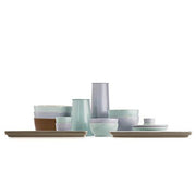 Tonale Light Grey Wide Cup, 8.75 oz. Set of 4 by David Chipperfield for Alessi Dinnerware Alessi