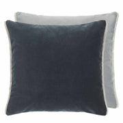 Varese 22" x 22" Square Velvet Throw Pillow by Designers Guild Throw Pillows Designers Guild Granite & Platinum 