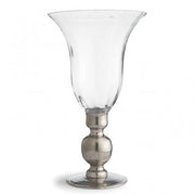 Giovanna Vase with Pewter Stem by Arte Italica Vases, Bowls, & Objects Arte Italica