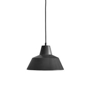 Workshop W2 Pendant Suspension Lamp, 11" by A. Wedel-Madsen for Made by Hand Lighting Made by Hand Black 