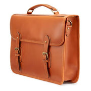 Wymington Briefcase by Tusting Bag Tusting Tan Caramel Bridle 