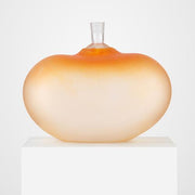 Beans Glass Sculpture, Orange by Bertil Vallien for Kosta Boda Glassware Kosta Boda