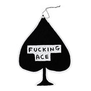 F**cking Ace Air Freshener by David Shrigley Art Third Drawer Down 