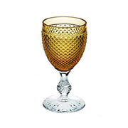 Bicos Bicolor Goblets by Vista Alegre Glassware Vista Alegre Amber Top