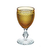 Bicos Bicolor Goblets by Vista Alegre Glassware Vista Alegre Amber Top 