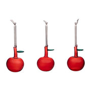 Red Apple Glass Ornament, Set of 3 by Iittala Ornament Iittala 