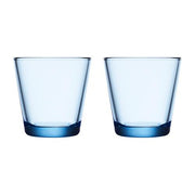Kartio Glasses, Set of 2 or Single by Kaj Franck for Iittala Glassware Iittala 7 oz. Aqua 