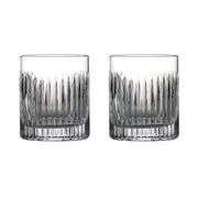 Short Stories Aras Double Old Fashioned, Set of 2 by Waterford Drinkware Waterford