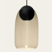 Liuku Pendant Lamp, Ball, Black, 4.7" by Maija Puoskari for Mater Lighting Mater 