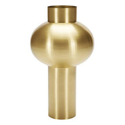 Beat Top Brass Vase, 29" by Tom Dixon Home Accents Tom Dixon 