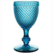 Bicos Water Glasses, Set of 4, 9.5 oz. by Vista Alegre Glassware Vista Alegre Blue 