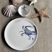 Blue Crab Dinner Plate, 10", Set of 6 by Abbiamo Tutto Dinnerware Abbiamo Tutto