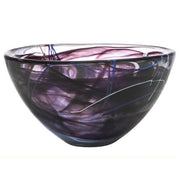 Contrast 9" Black Bowl by Anna Ehrner for Kosta Boda Vases, Bowls, & Objects Kosta Boda 
