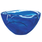 Contrast 6" Blue Bowl by Anna Ehrner for Kosta Boda Vases, Bowls, & Objects Kosta Boda 