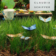 Cloudy Butterflies Salad Bowl, 100 oz. by Claudia Schiffer for Bordallo Pinheiro Serving Bowl Bordallo Pinheiro 