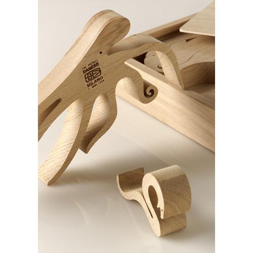 16 Pesci (Fish) Oak Wood Puzzle by Enzo Mari for Danese Milano