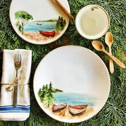 Canoe Oval Bowl, 10" by Abbiamo Tutto Coasters Abbiamo Tutto