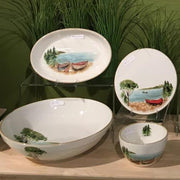 Canoe Oval Bowl, 10" by Abbiamo Tutto Coasters Abbiamo Tutto