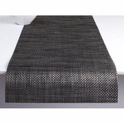 Chilewich: Basketweave Woven Vinyl Placemats Sets of 4 & Runners Placemat Chilewich Runner 14" x 72" Carbon BW 