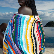 Cecil Chevron Cotton Beach Towel, 39" x 71" by Missoni Home Beach Towels Missoni Home 