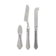 Violetta Cheese Knives by Match Pewter Flatware Match 1995 Pewter Knife Set
