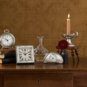 Luna Alarm Clock by Match Pewter Clocks Match 1995 Pewter