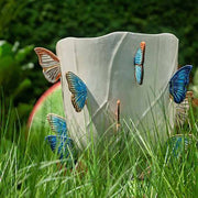 Cloudy Butterflies Vase, 9" by Claudia Schiffer for Bordallo Pinheiro Vases, Bowls, & Objects Bordallo Pinheiro 