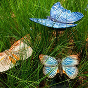 Cloudy Butterflies Wall Piece, 11" by Claudia Schiffer for Bordallo Pinheiro Home Accents Bordallo Pinheiro