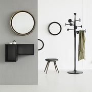 Trumpet Coat Stand, Black by Space Copenhagen for Mater Furniture Mater 
