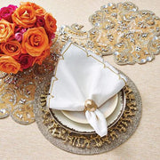 Divot Linen Napkins, Set of 4 by Kim Seybert Napkins Kim Seybert