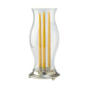 Convertible Hurricane Candleholder Lamp by Match Pewter Candleholder Match 1995 Pewter Large