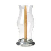 Convertible Hurricane Candleholder Lamp by Match Pewter Candleholder Match 1995 Pewter Small