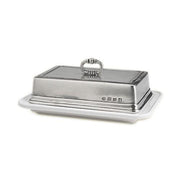 Convivio Double Butter Dish with Cover by Match Butter Dishes Match 1995 Pewter 