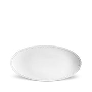 Corde Oval Platter, Small by L'Objet Dinnerware L'Objet White 