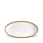Corde Oval Platter, Small by L'Objet Dinnerware L'Objet Gold 