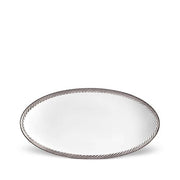 Corde Oval Platter, Small by L'Objet Dinnerware L'Objet Platinum 