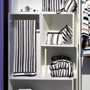 Craig Striped Cotton Tote Bag, 16" x 16" by Missoni Home Tote Bag Missoni Home 