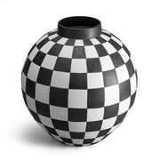 Damier XL Porcelain Vase, 16.25" by L'Objet Vase L'Objet 