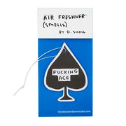 F**cking Ace Air Freshener by David Shrigley Art Third Drawer Down 