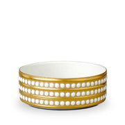 Perlee Gold Deep Bowl by L'Objet Dinnerware L'Objet Medium