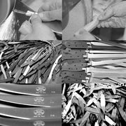 Pesto Knives with Lucite Handles by Berti Knife Berti