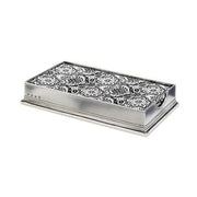 Dinner Napkin or Guest Towel Box by Match Pewter Dinnerware Match 1995 Pewter No Weight