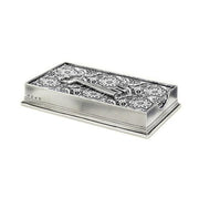 Dinner Napkin or Guest Towel Box by Match Pewter Dinnerware Match 1995 Pewter Key Weight