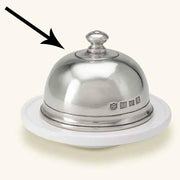 Convivio Butter Dome, Small by Match Pewter Butter Dishes Match 1995 Pewter Replacement Dome 