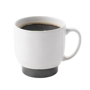 Emerson White/ Pewter Cofftea Coffee or Tea Cups, Set of 4 by Juliska Dinnerware Juliska 