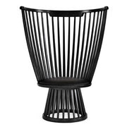 Fan High Back Chair, Black Birch by Tom Dixon Chair Tom Dixon