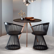 Fan Dining Chair, Black Birch by Tom Dixon Chair Tom Dixon 