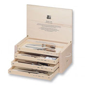 No. 323 Kitchen and Serving Knives with Ox Horn Handles, Set of 14 by Berti Knive Set Berti