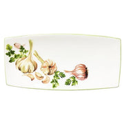 Garlic & Herb Rectangular Tray, 10" x 5" by Abbiamo Tutto Dinnerware Abbiamo Tutto